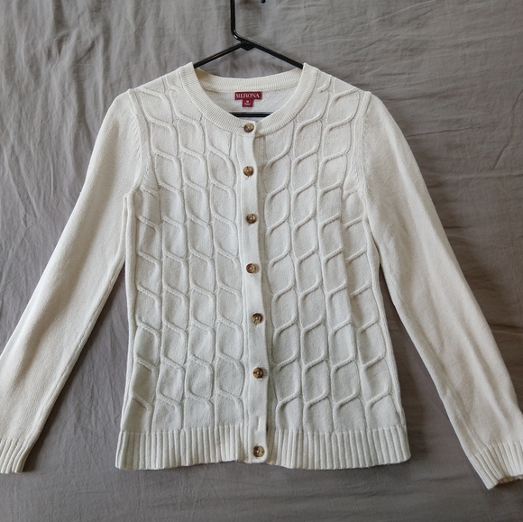 Merona Sweaters - Cream Merona Cardigan M